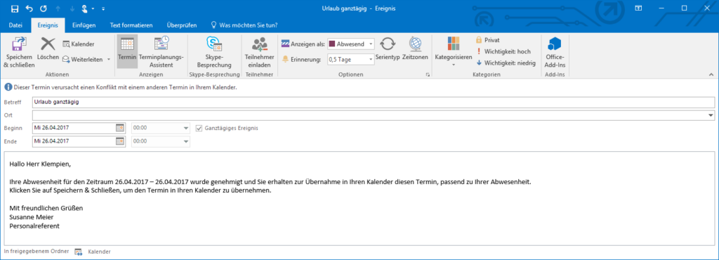 Abwesenheitstermin_Mailclient
