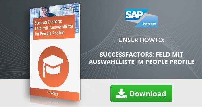 SuccessFactors_ Feld mit Auswahlliste im People Profile