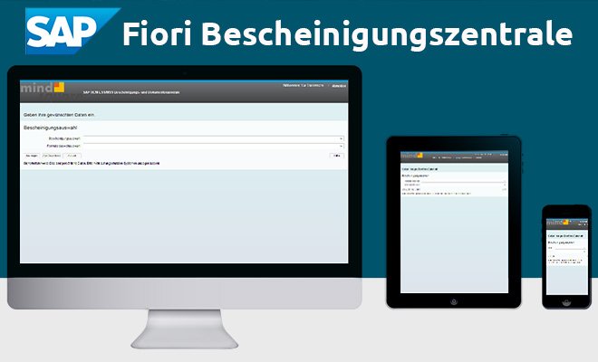 SAP Fiori Bescheinigungszentrale