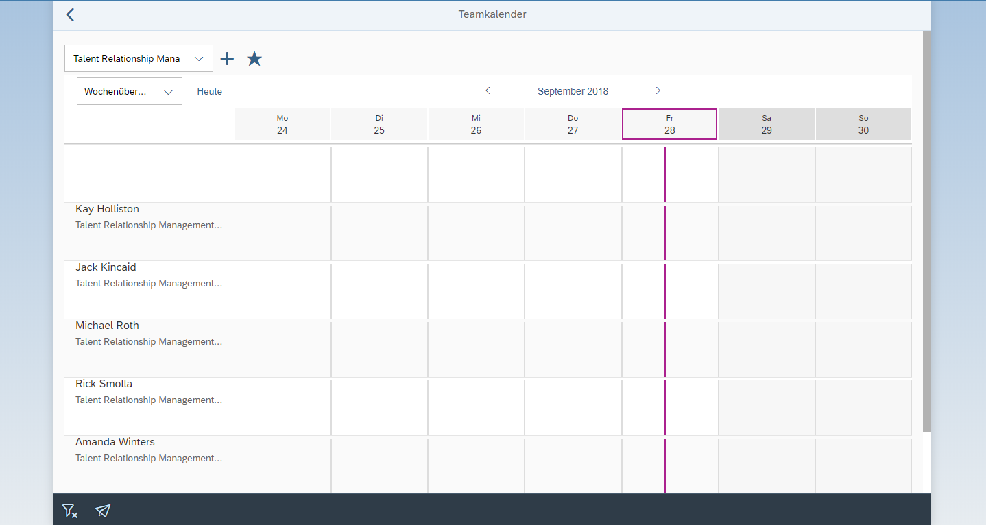 mindsquare Teamkalender Fiori