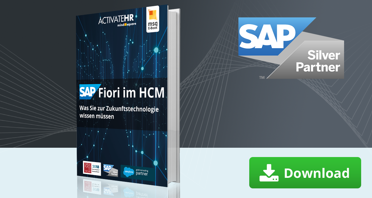 Unser E-Book zum Thema Fiori im HCM