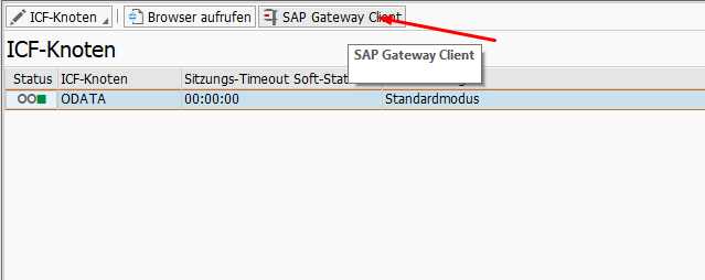 SAP Gateway Client