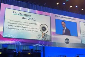 Forderung von Hermann-Josef Haag, Sprecher der DSAG Arbeitsgruppe Personalwesen