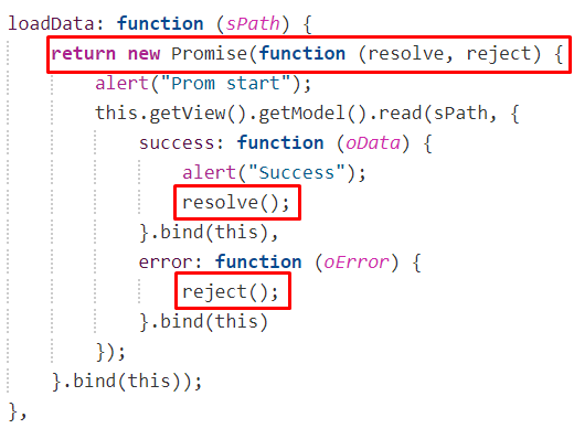 ODATA Promise