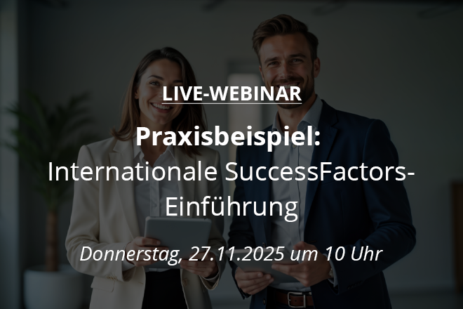 Internationale SuccessFactors Einführung