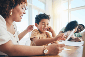 Familie und Beruf während der Schulzeit